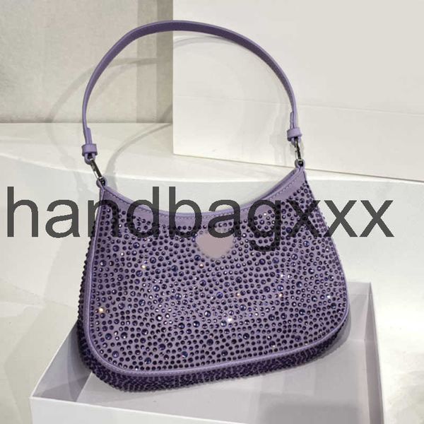

crossbody designer handbag dinner armpit bag full diamond hobo underarm bags women shoulder handbag purse flap zipper handbags large capacit