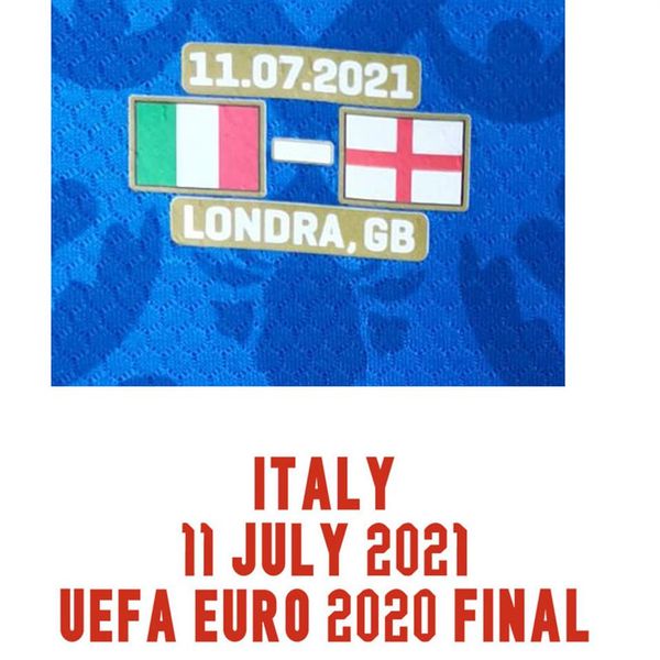 

collectable 2021 eur final match detaills italy vs england patch heat transfer iron on soccer badge272s