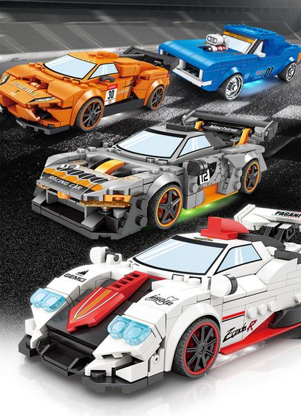 

Wholesale Kaizhi Lepin Blocks Machinery Technology Spide Man Dark Knight Car Toys For Kids Hand-made Puzzle Model Christmas Gifts