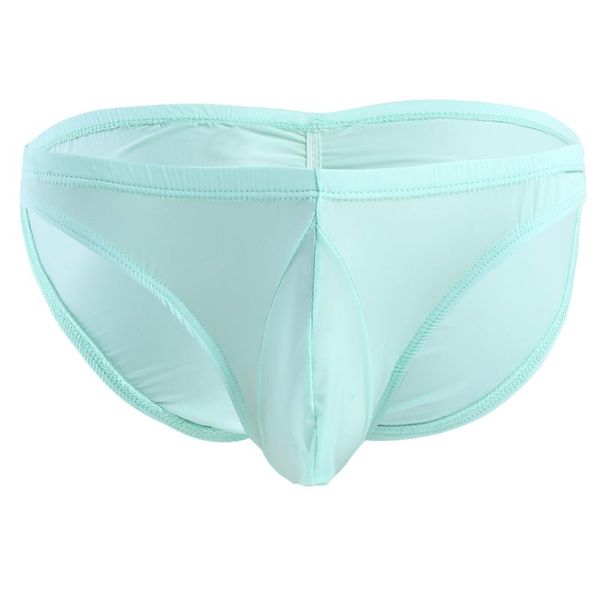 Unterhosen Männer Sexy Durchsichtige Slips Dessous Bikini Unterwäsche Ultradünne Eisseide Bulge Pouch Stretch Höschen Weiche NachtwäscheUnterhosen