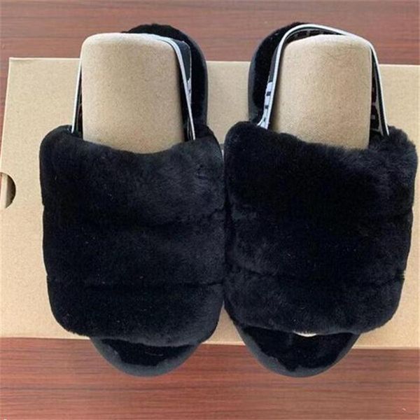 

kids designers sandals fluff yeah kid slides slippers fur sandale little girls furry slippers shoes platform slipper slides luxury219t, Black;red