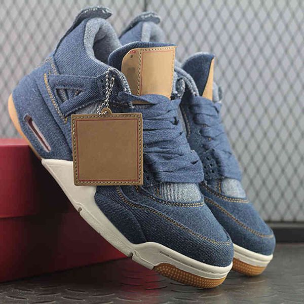 

shoes jumpman 4 design basketball blue sport sneaker ship