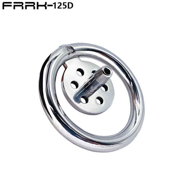 NXY Chastity Device Frrk 125 30mm Conduit Cage Lamiera Tappo di bottiglia Blocco Coperchio vaso corto Piatto gratuito 0416