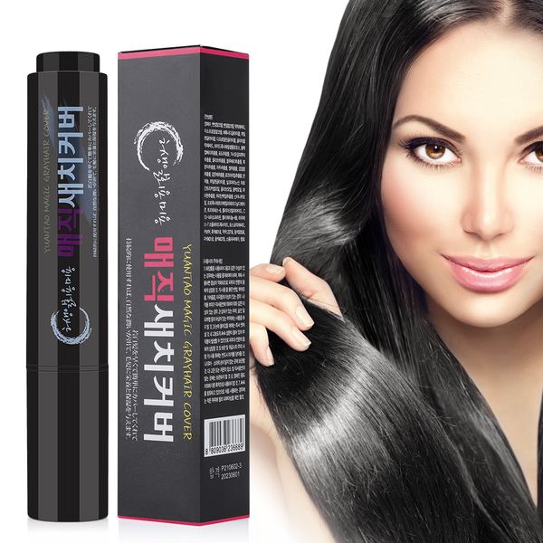 

hair dye pen hair root touch up black brown hair color stick disposable dye cream brush easy to carry magic stick perfectio