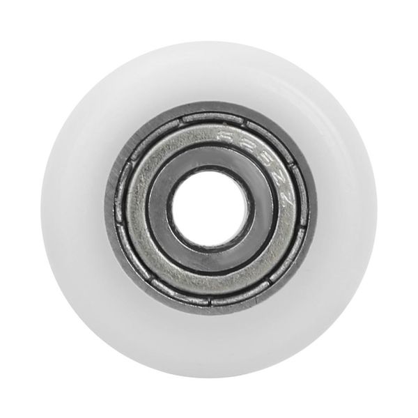 

10pcs nylon plastic pulley roller embedded deep groove ball bearings 5x23x7mm