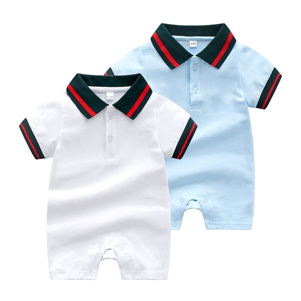 Babys Designer roupas recém-nascidas macacões macacões enfeite de abelhinha bebês verão moda casual meninos meninas roupas respirável algodão bebê macacões PSK166