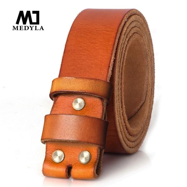 

medyla official cow leather belt cowskin leahter strap men 220427, Black;brown