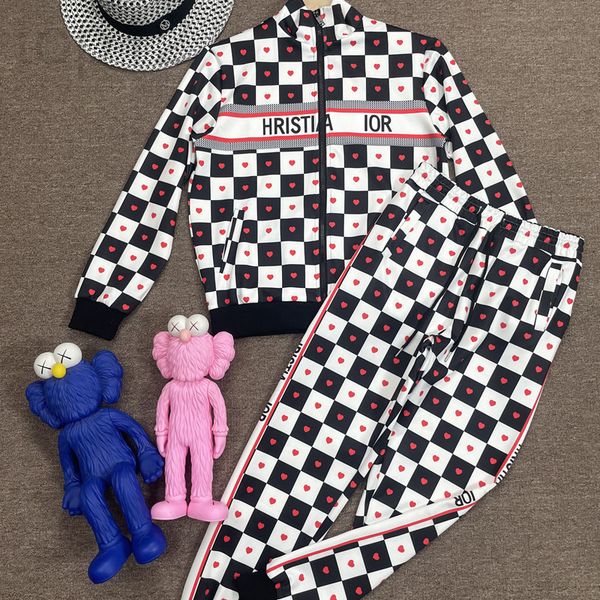 

women's two piece pants designer autumn small fragrance leisure pure cotton sportswear set women's fashion two-piece large size, White