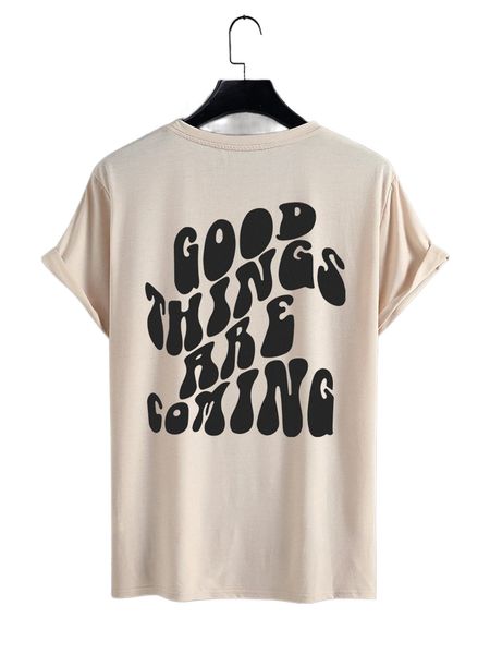 

men slogan graphic tee c0o7#, White;black