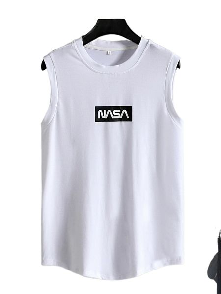 

men letter graphic tank s5kb#, White;black