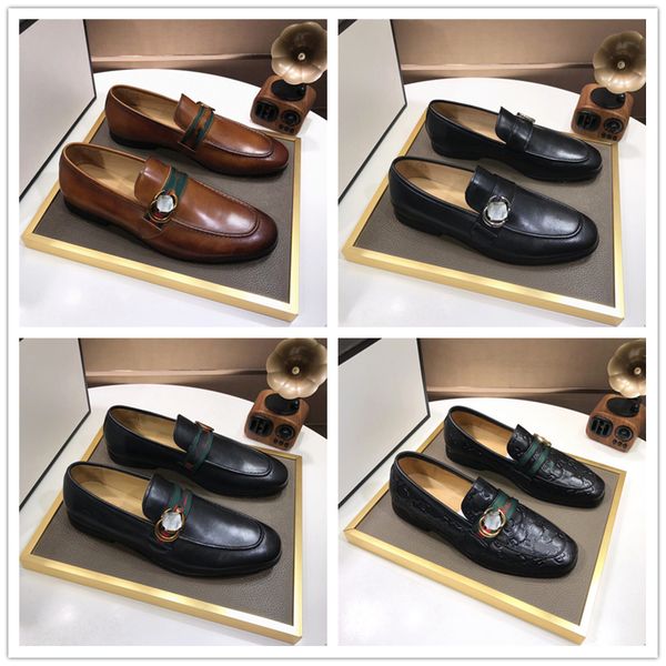 

20 model mens oxford shoes wingtip genuine calf leather luxury brand lace up business office brogue dress shoes for men 33, Black