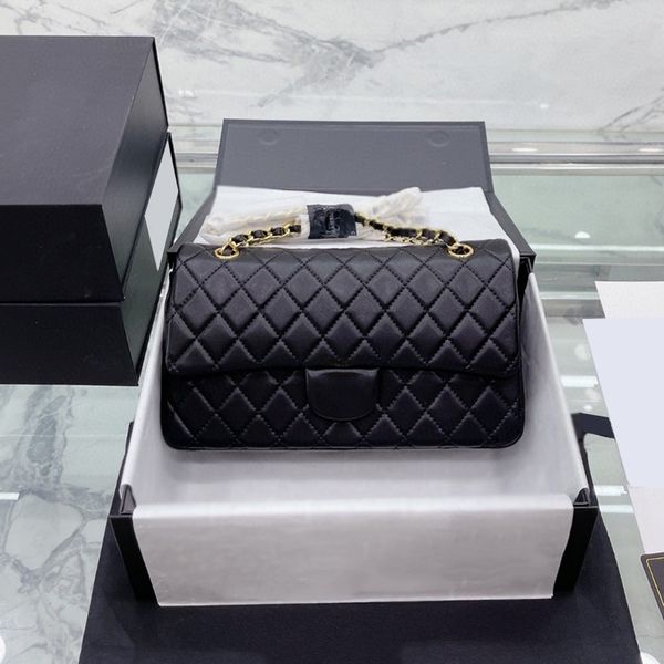 

france womens classic double flap lambskin bags gold metal hardware matelasse chain crossbody shoulder purse pink white black designer sacoc