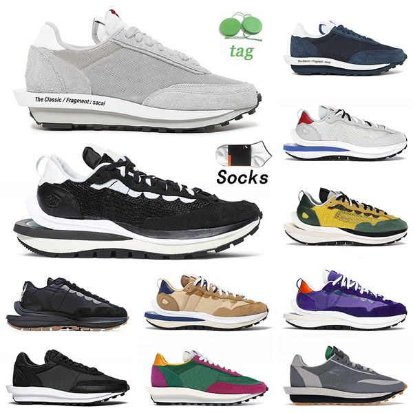 

2022 running shoes ldv waffle vaporwaffle pegasus pure platinum fragment grey black gum sesame blue void dark iris white nylon mens women og