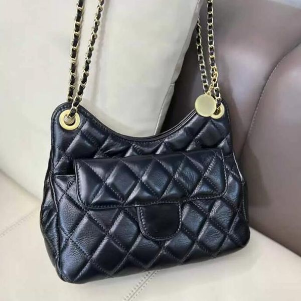 

sw luxury aged handbags designer bag black genuine leather classic handbag designers diamond quilted gold-tone metal chain hardware shoulder