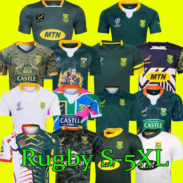

100th anniversary 19 20 africa shirt african rugby jersey champion joint version national team shirts south 21 22 2021 2022, Black;gray