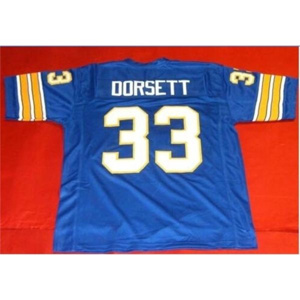 Chen37 Goodjob Men Youth women Vintage # 33 TONY DORSETT PITTSBURGH College Football Jersey taglia s-5XL o personalizzata con qualsiasi nome o numero maglia