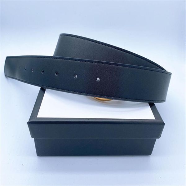 

2022 fashion male designer belt genuine leather men smooth buckle female belts for women hip belt jeans 100-125cm253w, Black;brown