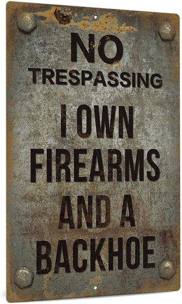 

warning sign, indoor/outdoor use, 12x8 inches aluminum metal sign - warning do not touch my tools