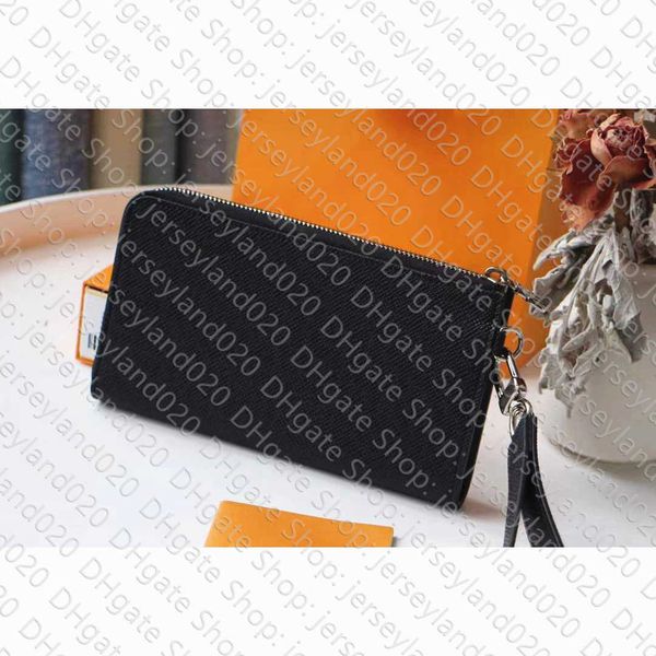

n60379 zippy dragonne m69407 designer men clutch xl multiple wallet phone bag card key coin holder pocket organizer pochette cles purse case, Red;black