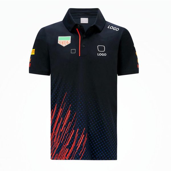 

f1 racing polo shirts formula one team tshirt official teamer driver t-shirt new summer motorsport racing red short sleeve breathable leisur