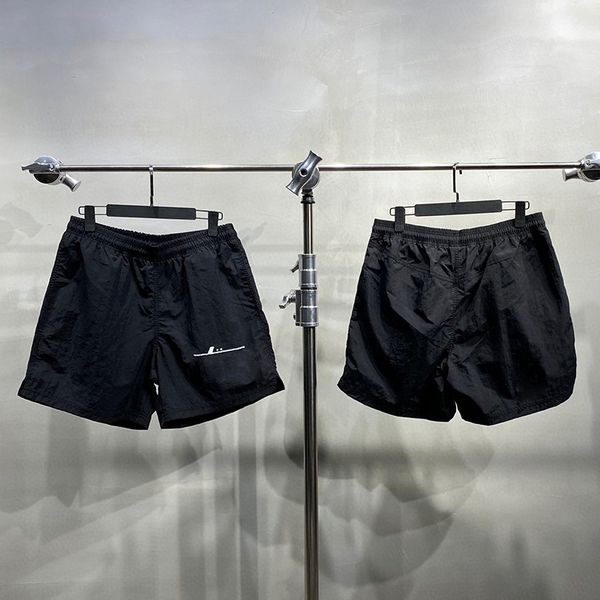 

22ss nylon breathable basketball sweatshort joint drawstring shorts elastic waist splicing summer street sports short pants for men casual s, White;black