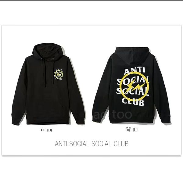 

the new couple's casual loose sweater is matched with japanese hip-hop alphabet smiley face hooded for both men and women n3dr, White;black