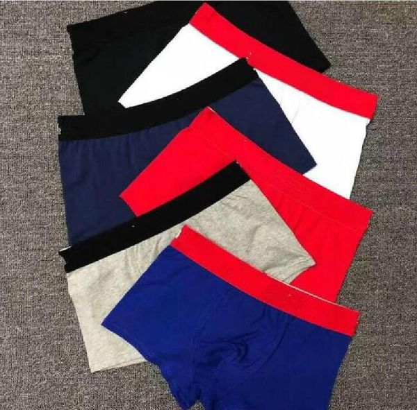 5 peças de marca de luxo polo masculina cueca boxers homem cueca boxer ropa interior hombre vintage gay shorts de alta qualidade