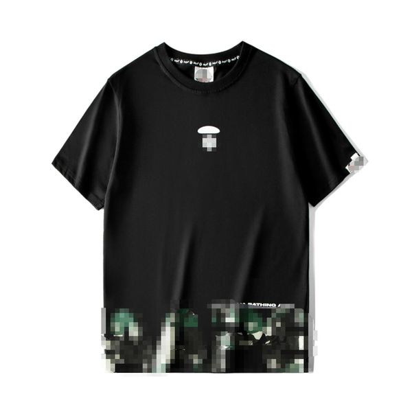 

summer fashion men's t-shirts, comfortable fabrics with assurance, outdoor sports short sleeves, classic patterns, versatile and simple, White;black