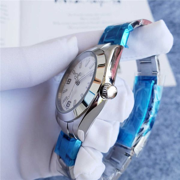 

lao brand luxury watch 39mm men's stainless steel automatic machinery fashion, Slivery;brown