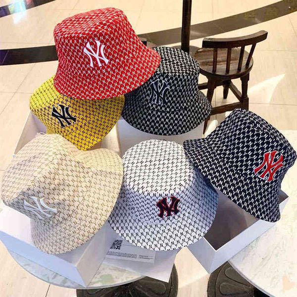 

hats double sided fisherman's women's lettered embroidered men's and net red sunshade leisure outdoor sports basin, Blue;gray
