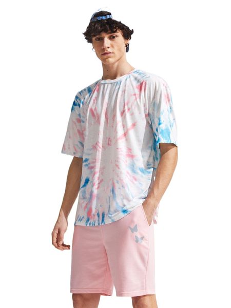 

men random tie dye tee r0hk#, White;black