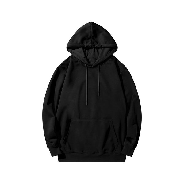 

women's hoodies sweatshirts fashion brand men'swomen's autumn male casual men's solid color sweatshirt 230206, Black