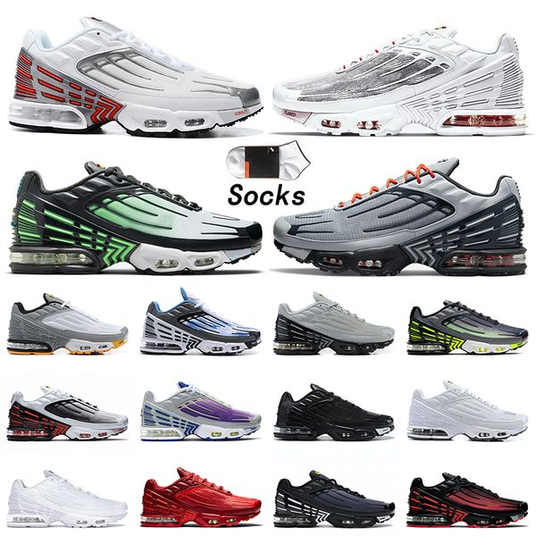 

new sports running shoes tn plus 3 tuned sneakers white silver graphy pack green and aqua neon purple grey triple black crimson red obsidian