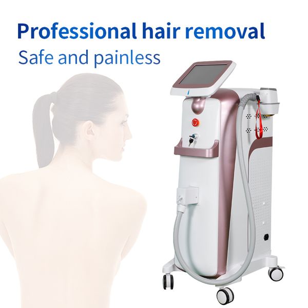 

high power triple wavelength diode laser hair removal machine, Black