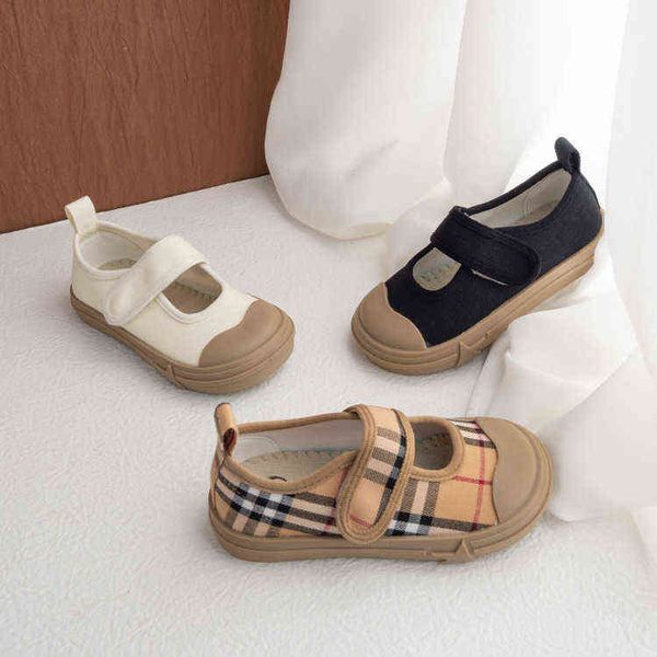 

kids variety star baby same korean style children's cloth shoes spring and autumn baida children's shallow mouth scoop shoes, Black