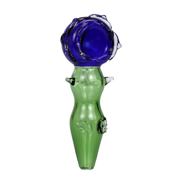 Raucherzubehör neue Stil Rose Glas Wasserpfeife Shisha Dab Bong