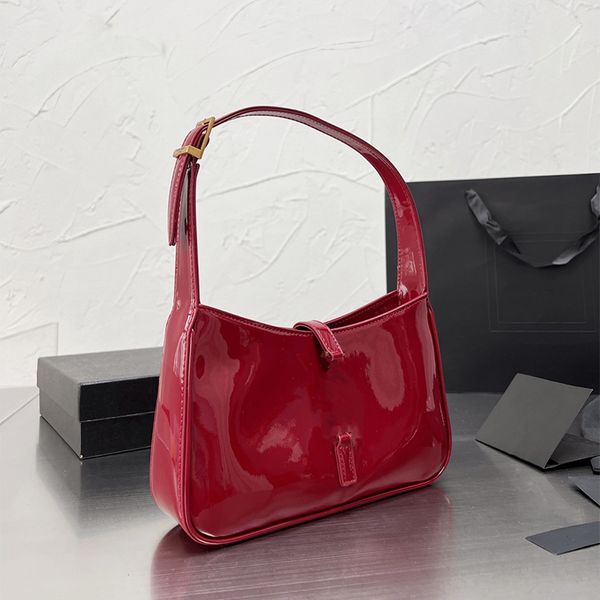 

fashion underarm shoulder bag quality channel classic flap hand crossbody designers bags luxurious women patent leather designer handbags