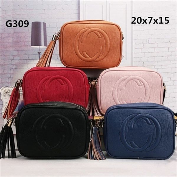 

80%2022 new luxury bags off style small round with litchi pattern tassel bagwomen's fashion bags