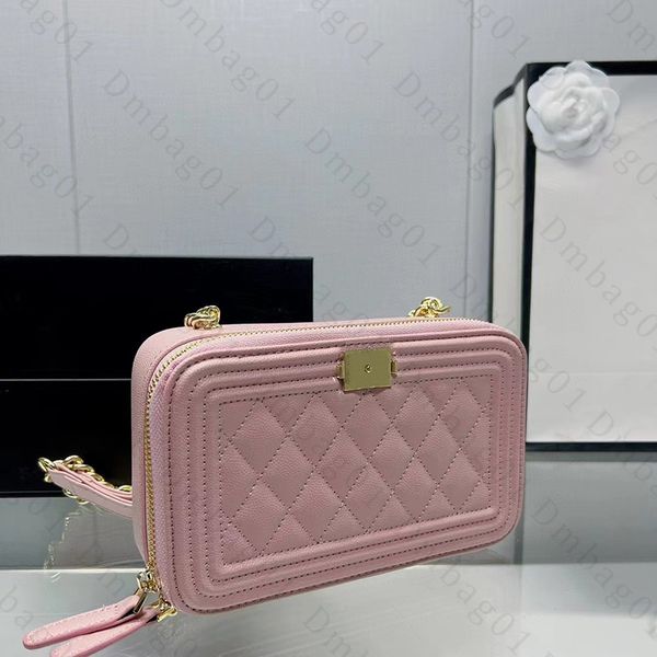 

pink sugao women shoulder crossbody bags chain bag handbags purse fashion luxury women shopping bags with box yidian-0715-95