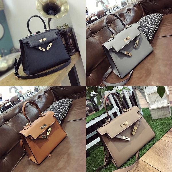 

designer kellies bags women's hand single shoulder, Brown;gray