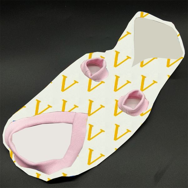 

colorful letter dog apparel summer cotton pets shirts trendy personality charm pet vests luxury cotton cats hoodies