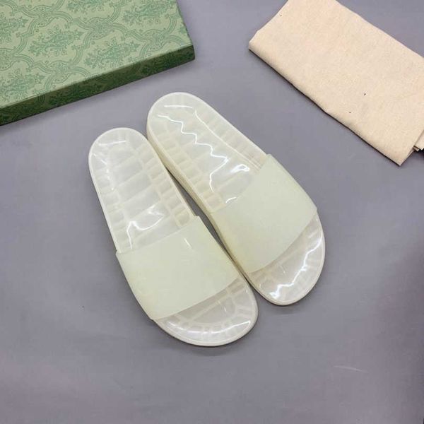 

2022 summer transparent jelly slippers fashion solid pvc crystal women fashion designer slides flip flops sandal shoes, Black