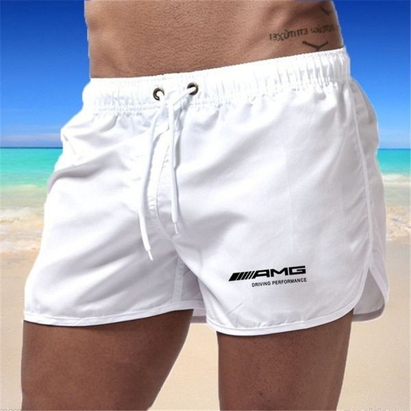 

summer swimwear men swimsuit swimming trunks boxer short beach shorts surf board wear sunga suit surf banadores mayo sungas 220614, White;black