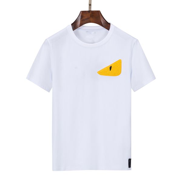 

mens designer t shirts fashion pure cotton breathable quick dry round neck short t-shirts luxury for men casual black white m-xxxl floral si, White;black