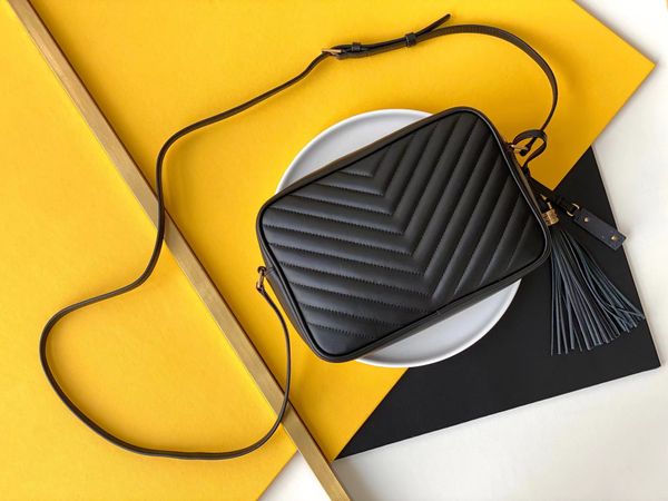 

luxurys designer fashion shoulder bags 2022 women genuine leather tassels handbags purses messenger crossbody flap