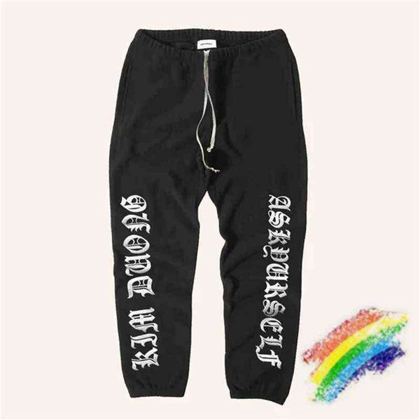 Calça de carga Askyurself Homens Mulheres de alta qualidade Caminhadas pretas calças pretas com calças bordadas com zíper T220729