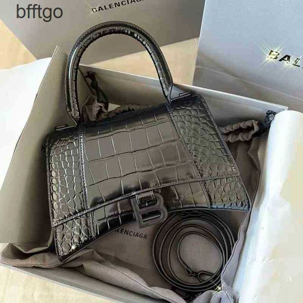 

women luxury blencaigas handbags bag star same female 2022 fashion messenger versatile b home crocodile hourglass character leather