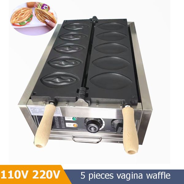 Lírio da menina máquina de waffle mulheres waffle padeiro máquinas de placa de ferro vagina waffle buceta que faz a máquina