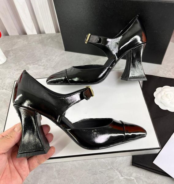 

open shoes black designer sandal women high heel patent leather heels party heels dress sandals