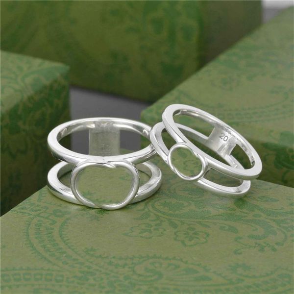 

classic couple hollow ring men wide version la bague women narrow anello plain circle personalized couple pair of rings279o, Silver